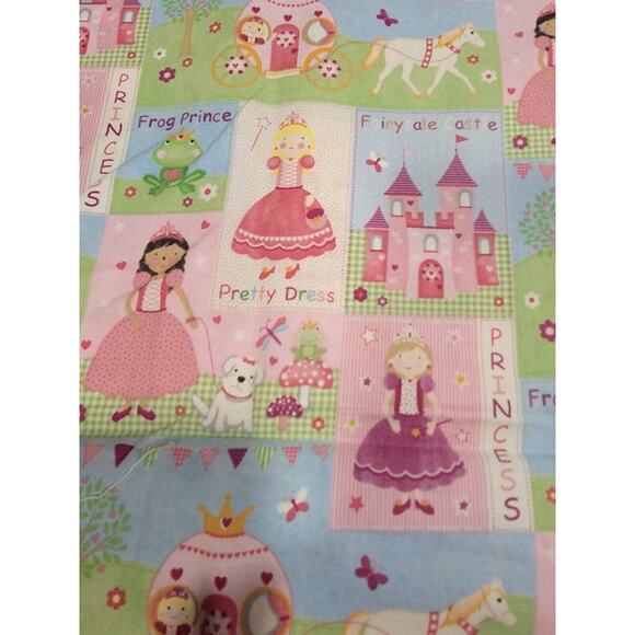 Princess Pink Cotton Fabric 22 Inches By Emijane - Picture 1 of 5